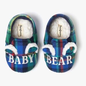 DEARFOAMS Infant Child Matching Bear Slippers
